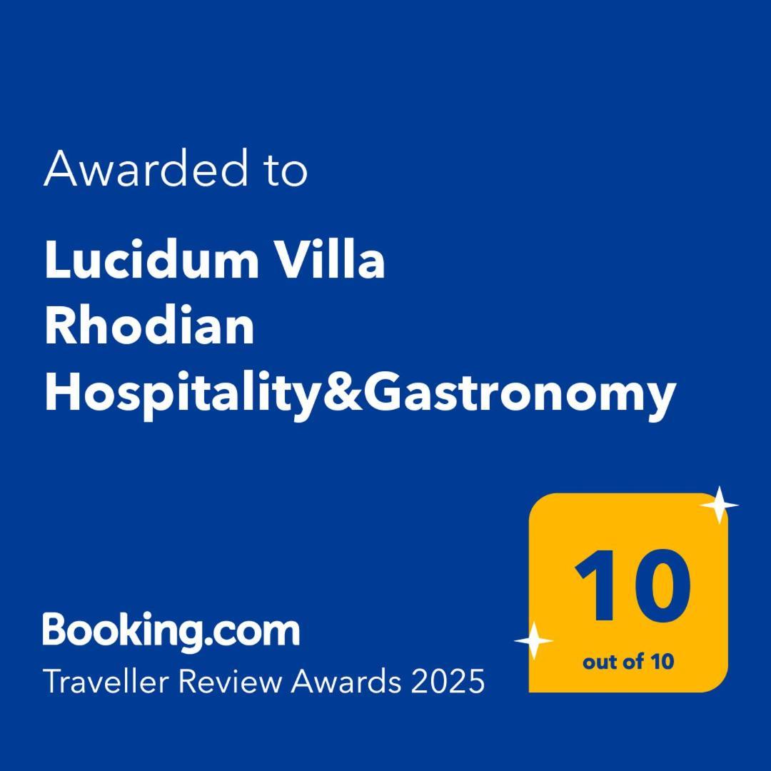 Lucidum Villa Rhodes ฟาลิรากี ภายนอก รูปภาพ